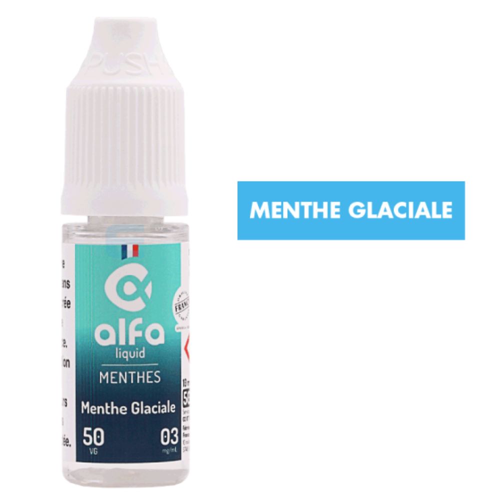 Menthe Glaciale (10 ml) Alfaliquid Menthes 50/50 - Gaiatrend